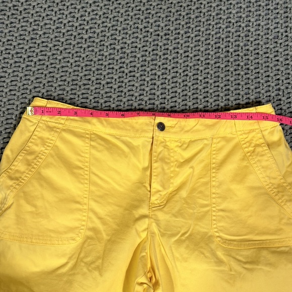Chico’s Women’s Shorts Size S Yellow Color - Picture 7 of 13